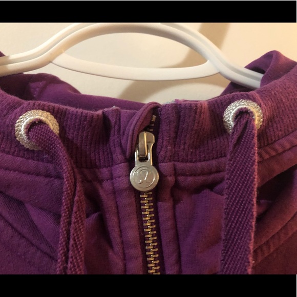 Purple Lululemon Full-Zip Hooded Sweater - Picture 5 of 7